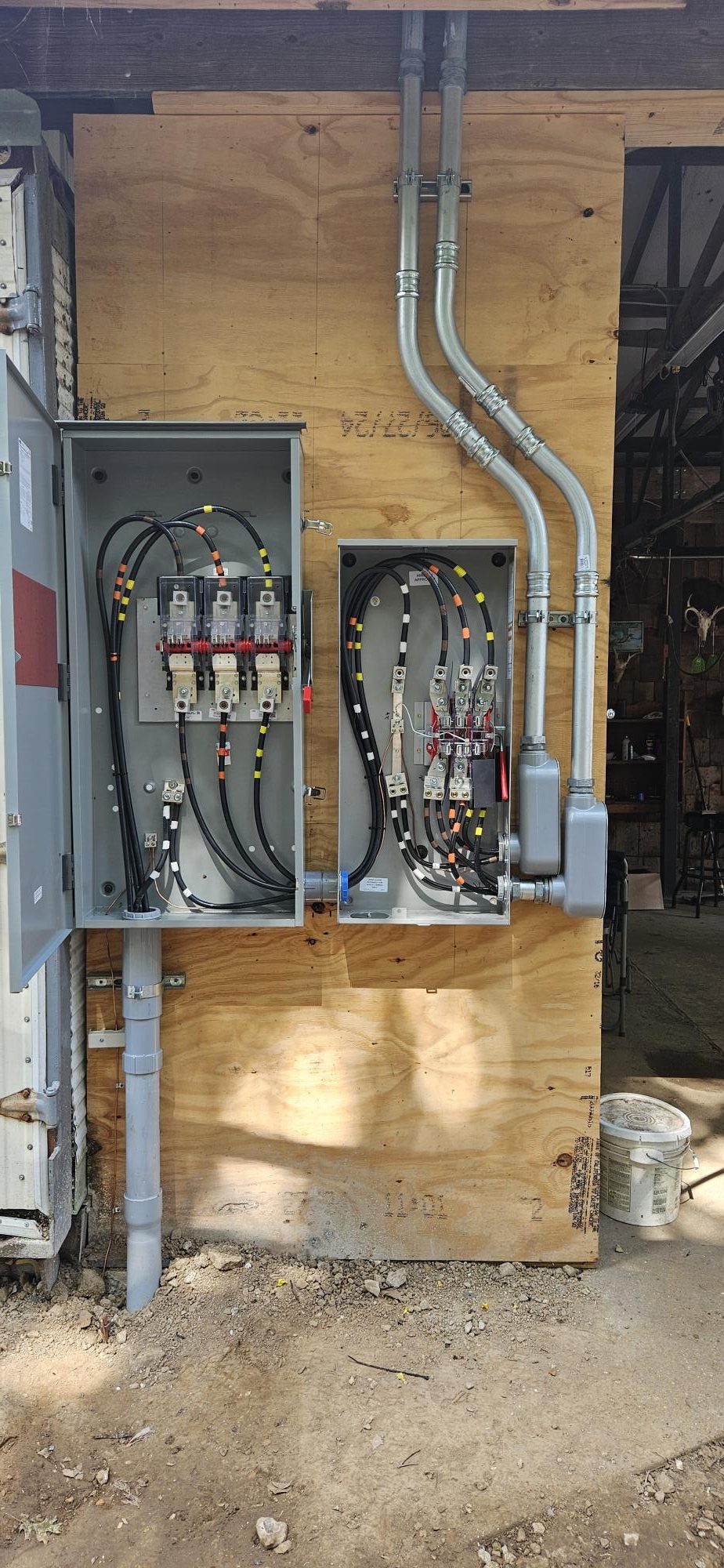 Electrical panel installation